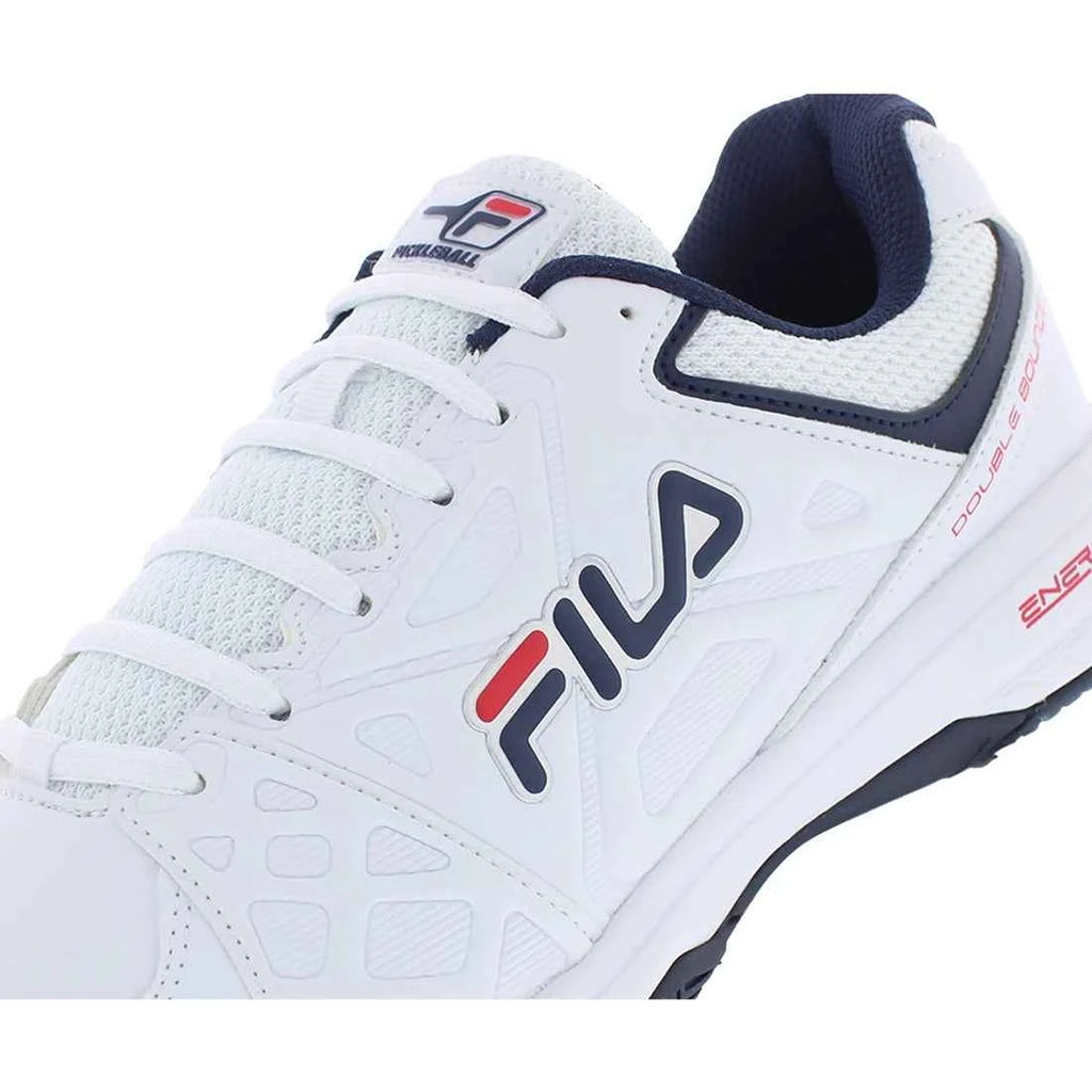 Fila Double Bounce 3 Mens Shoes - Authentic White/Navy Footwear