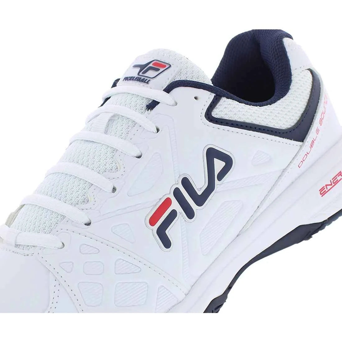 Fila Double Bounce 3 Mens Shoes - Authentic White/Navy Footwear