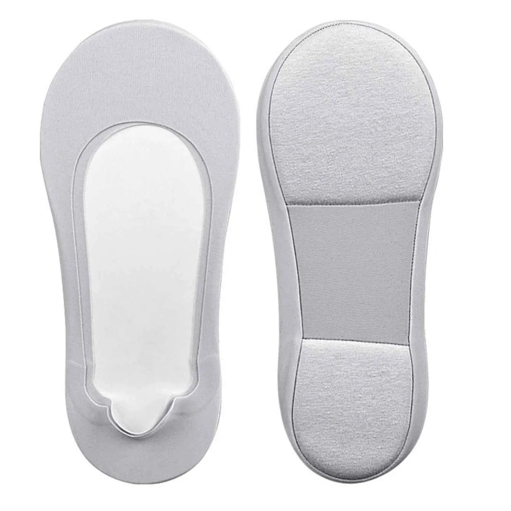 Women's 3D Anti-Slip Low-Cut Boat Socks，Comfortable Invisible Liner Boat Socks, Soft Sponge Cushioning Shock Absorption