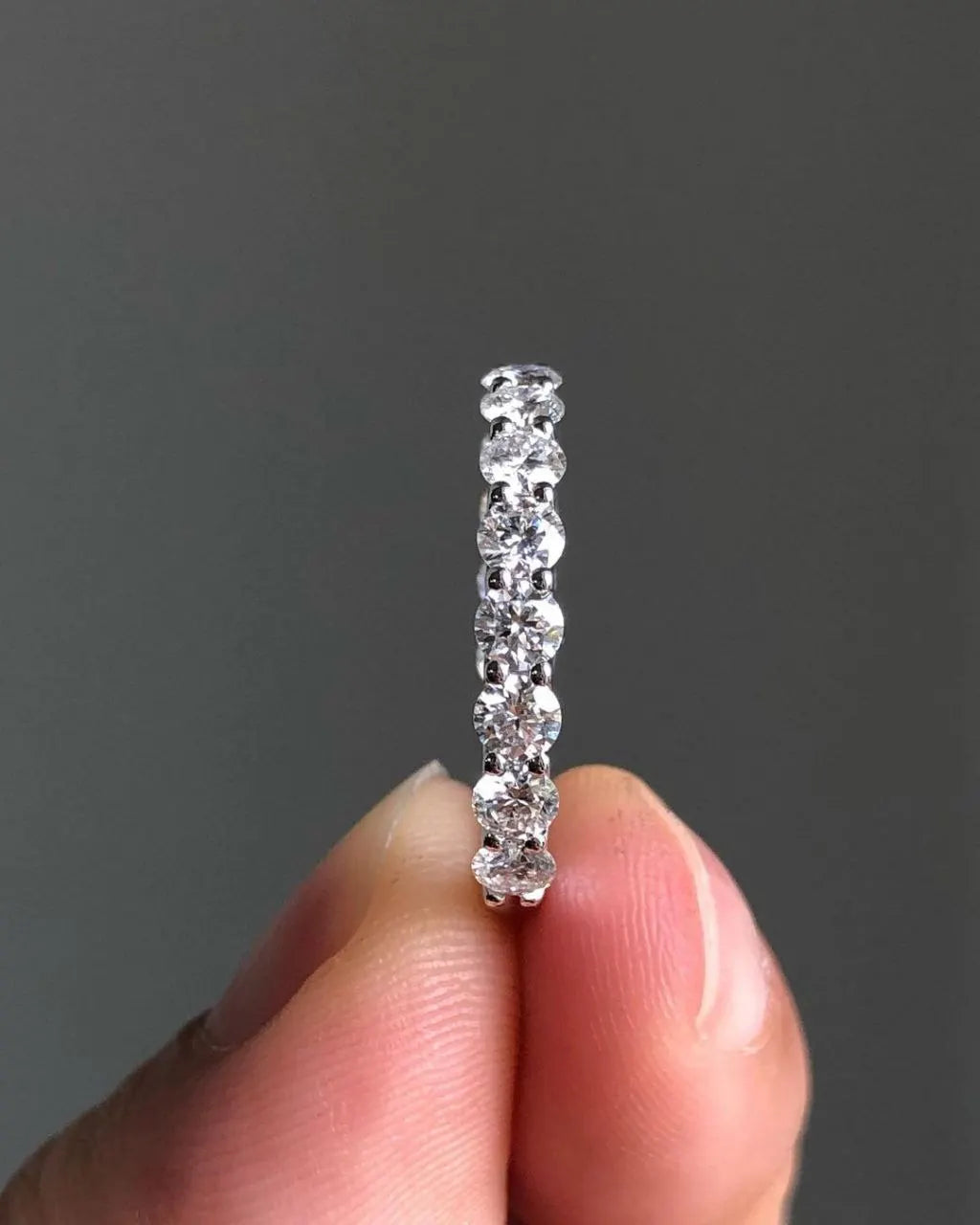Premium Standard 18K Gold Plated Silver Alloy Emerald Cut Moissanite IGI Certified Unisex Icecraft Jewels Ring Trendy Unique