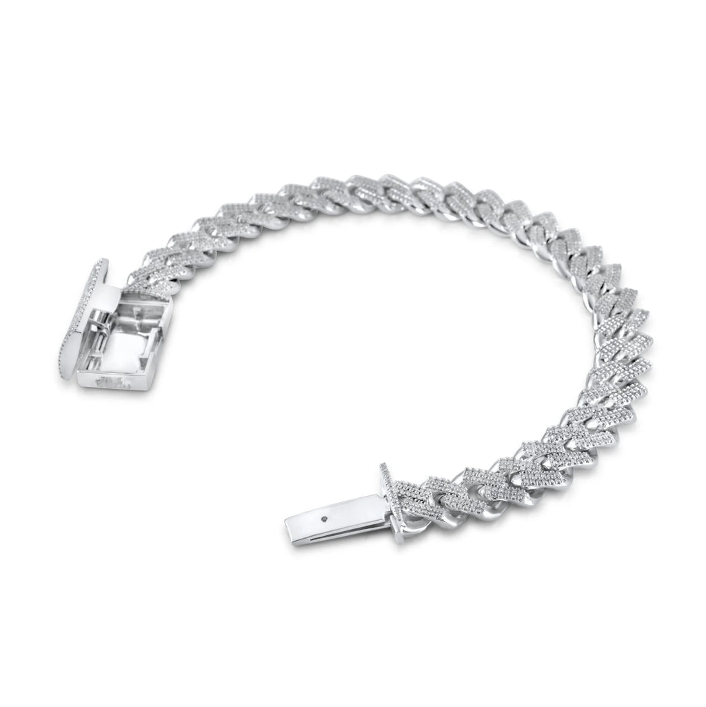 10K/14K Gold Cuban Link Bracelet Men, Lab Grown & Natural Diamond Hip Hop Jewelry Chain Necklace, CVD Custom