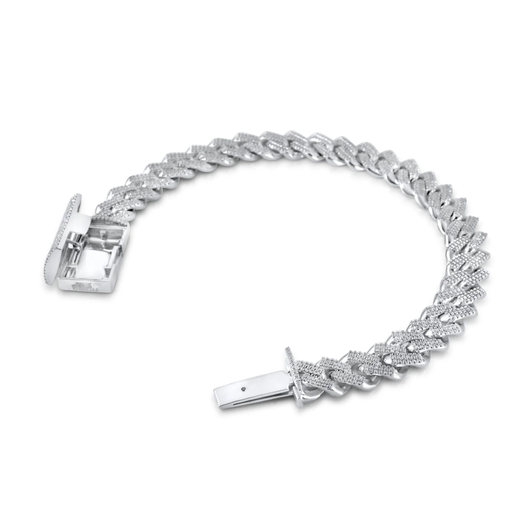 10K/14K Gold Cuban Link Bracelet Men, Lab Grown & Natural Diamond Hip Hop Jewelry Chain Necklace, CVD Custom