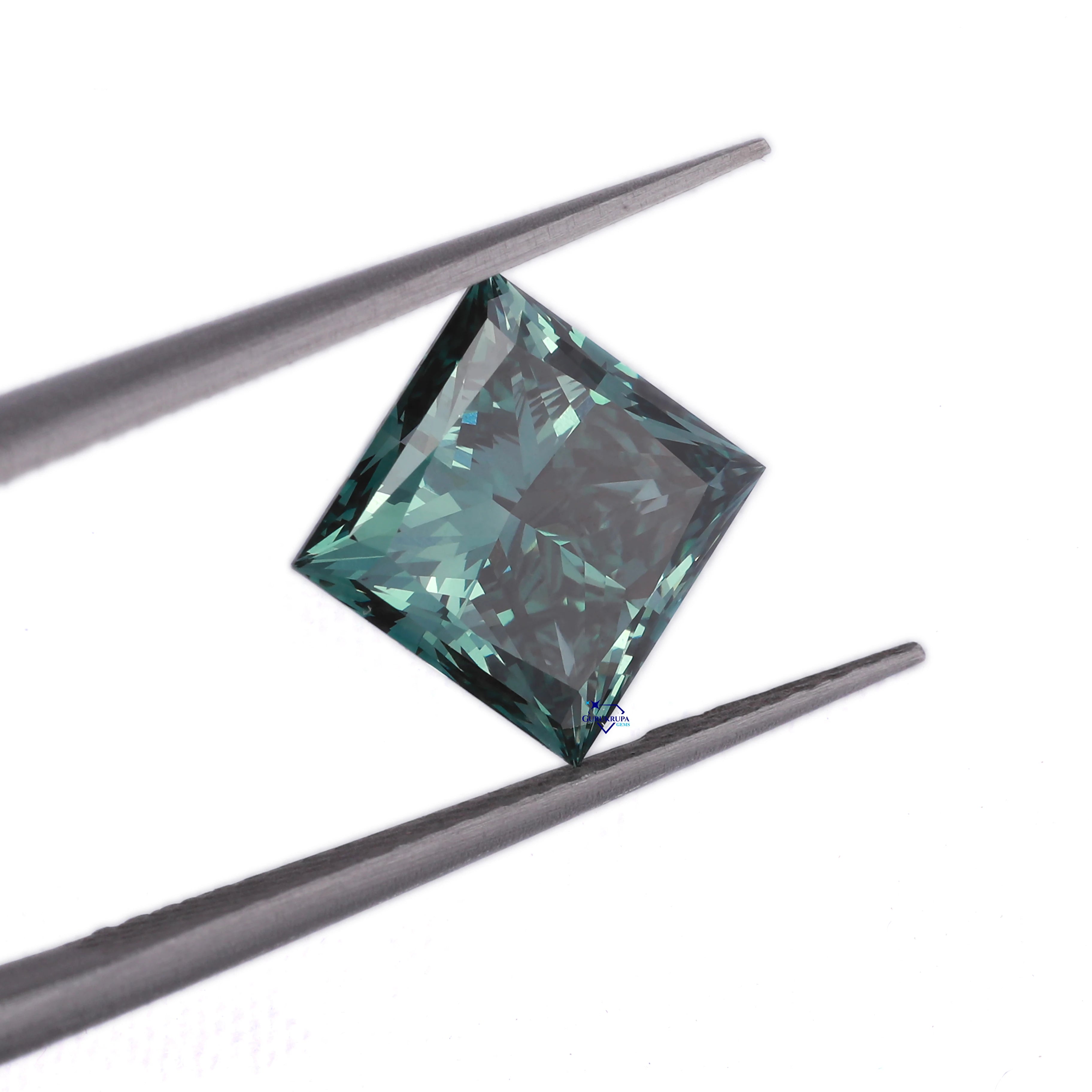 Exquisite Solitaire Princess Cut 4 CT D Color Lab Grown Filled Diamond VS1 Clarity IGI Certified Jewelry