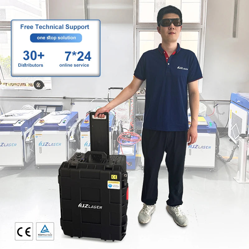 200w Pulse Laser Cleaning Machine for Rust Cleaning Paint Cleaning Machine JPT MOPA Laser