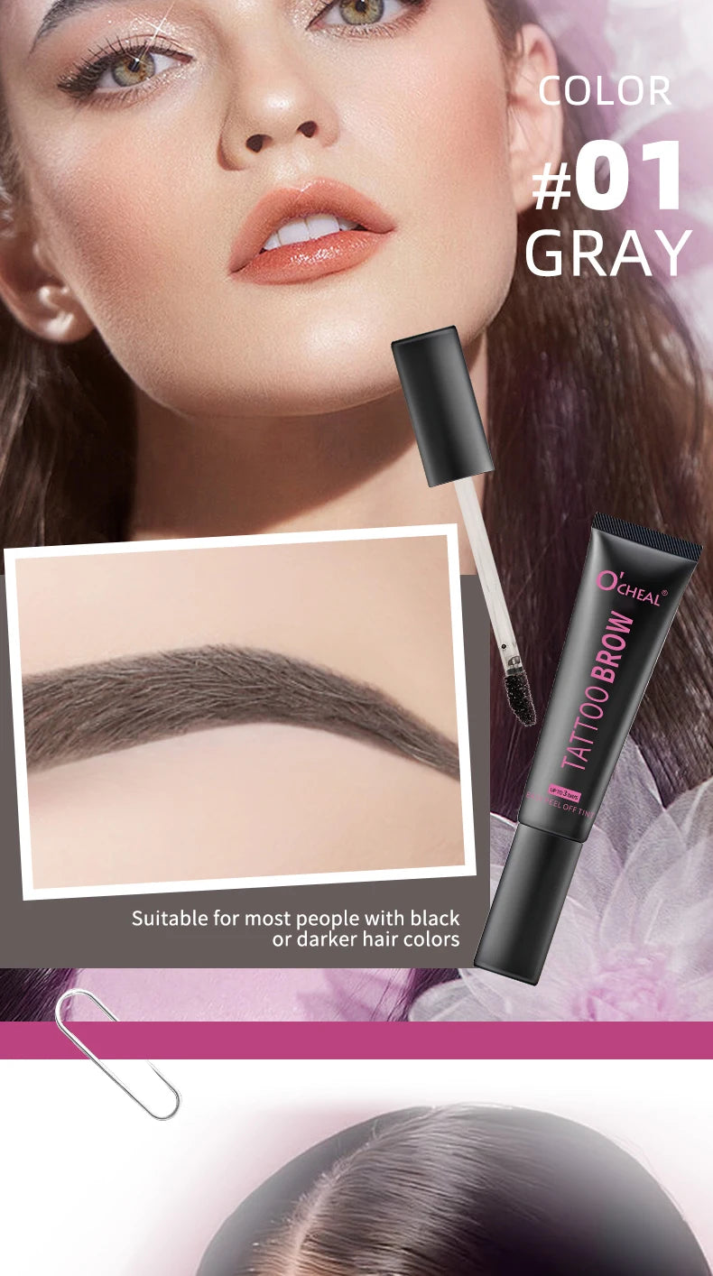 Ocheal  Eyebrow Dye Tint Fast Gel Eyelash Kit Eyebrows Tint Dye Makeup Waterproof Long Lasting Eyebrow Cream