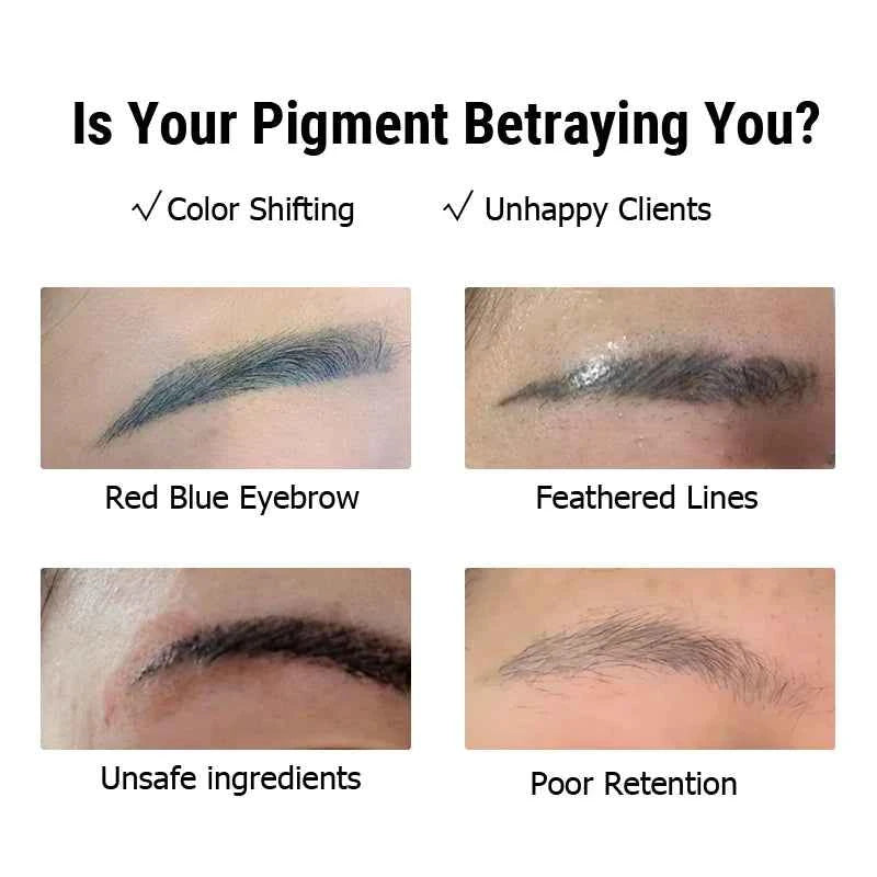 AIMOOSI Professional Microblading Pigment for Nano Brows | REACH Certified Permanent Makeup Tattoo Ink for PMU Artist | 3ml