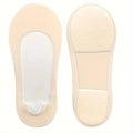 Women's 3D Anti-Slip Low-Cut Boat Socks，Comfortable Invisible Liner Boat Socks, Soft Sponge Cushioning Shock Absorption
