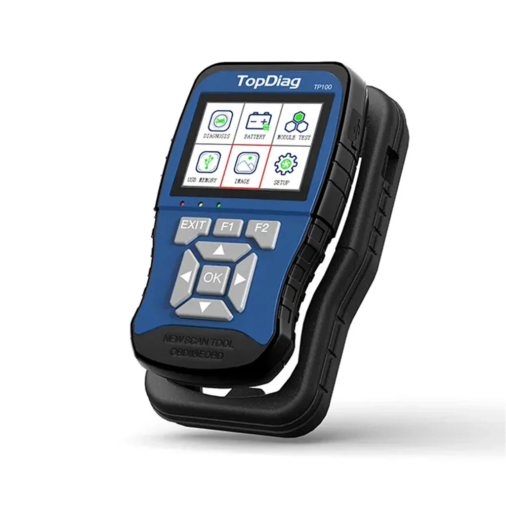 JDiag M100 Standard Version Diagnostic Scanner for Motorcycles Battery Tester with Cables for Various Brands