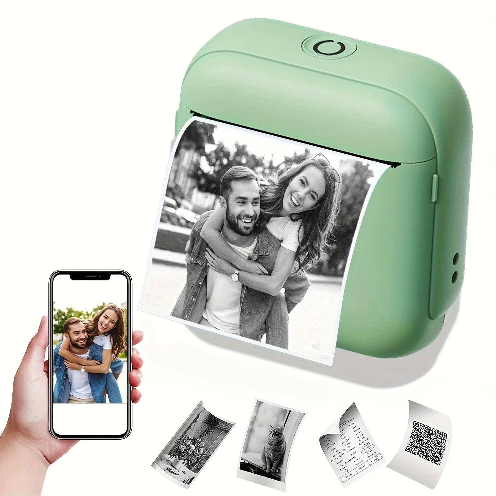 Portable Thermal Printer - Instant Printing, Compatible with iOS/Android, for Photos, Labels, Notes & More - Great Gift for Than