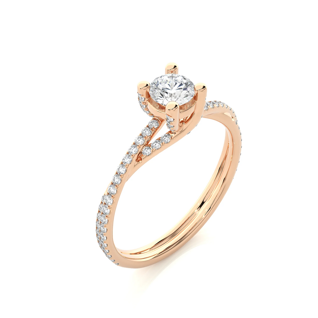 Custom Design D Color Vvs Moissanite Ring 925 Sterling Silver Diamond Crown Shape Engagement Ring for Women