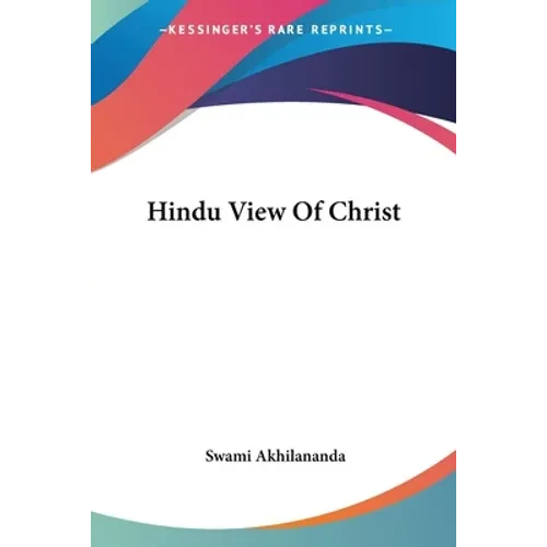 Hindu View Of Christ - Paperback