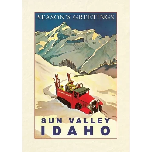 Vintage Lined Notebook Season's Greetings from Sun Valley - Paperback