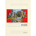 Vintage Lined Notebook Greetings from Aurora, Illinois
