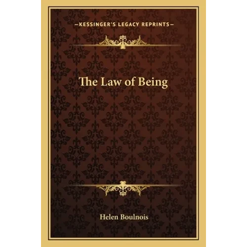 The Law of Being - Paperback