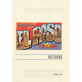 Vintage Lined Notebook Greetings from El Paso, Texas - Paperback