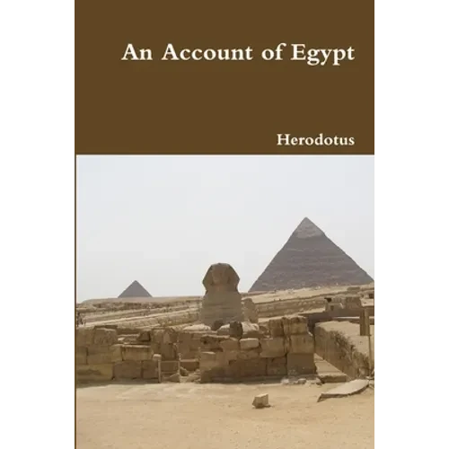 An Account of Egypt - Paperback
