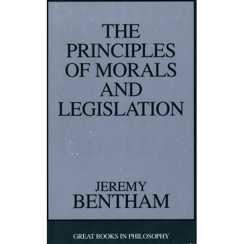 The Principles of Morals and Legislation - Paperback