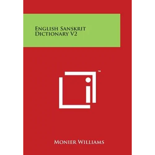 English Sanskrit Dictionary V2 - Paperback