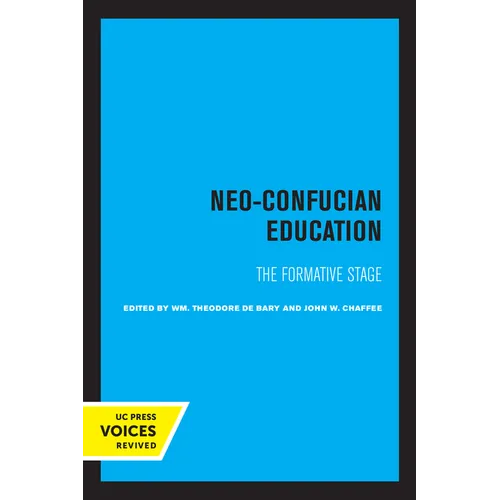 Éducation néo-confucéenne : Le stade formatif Volume 9 - Broché