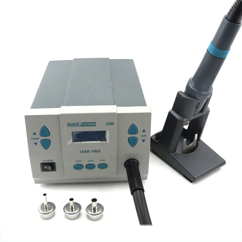 861DW 1000W High-Power Digital for Quick Hot Air Gun for Electronic Maintenance Welding Rework Station Mobile Phone Repairing