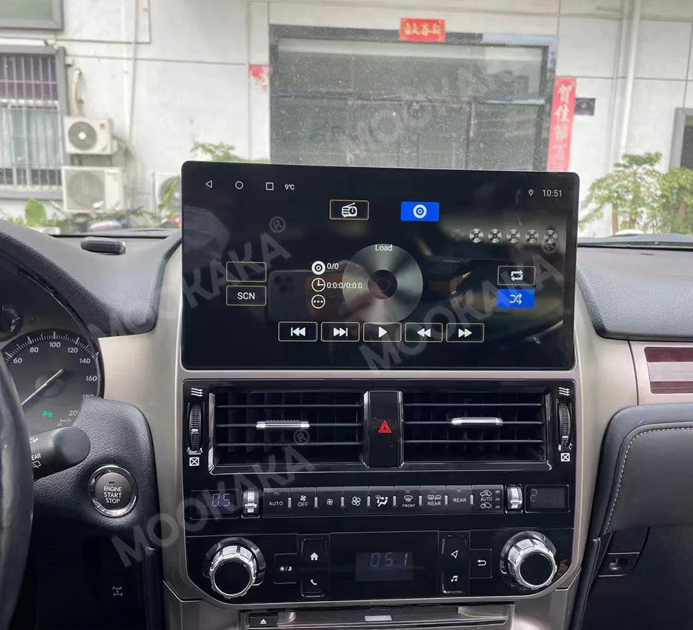 Upgrade 2024 Gen 12.5'' Carplay for Lexus GX400 GX460 2010-2021 Android GPS Navigation 4G WiFi Stereo QLED Screen Car Radio DVD