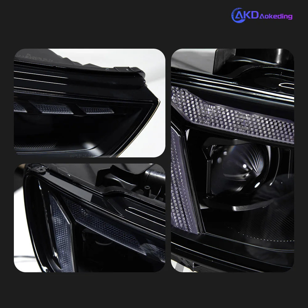 Poland Local Shipping Head Lamp for Audi A3 LED Headlight Projector Lens 2013-2016 S3 Front Drl Signal Automotive Accessories