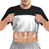 Professional Private Label Boxing Sauna Suit t Shirt Heat Trapping Weight Loss Sweat Suit for Men