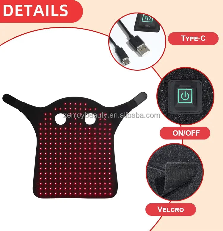 2026 Equine LED Red Light Therapy Machine Built-in Battery with Near Infrared Horse Care Product with Poll Cap