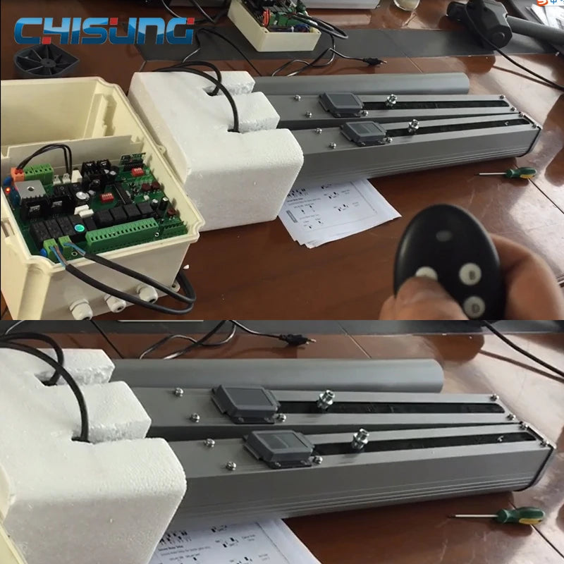 250kg/leaf DC Motor Swing Gate Opener Automatic Gate Motor Operator Support Solar Power