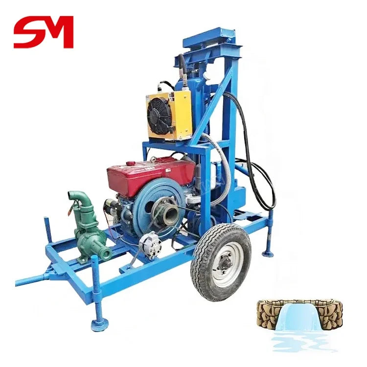 High Profits And Low Investment Hydraulic 600M Water Well Drilling Machine