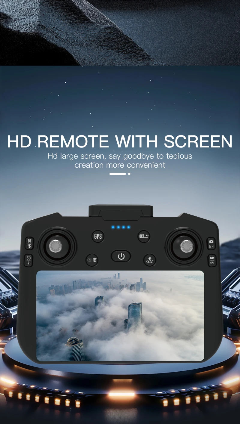 SG109 MAX2 Remote with Screen FPV Drone 8K Camera with 3-Axis Gimbal Brushless GPS Quadcopter Obstacle Avoidance Dron