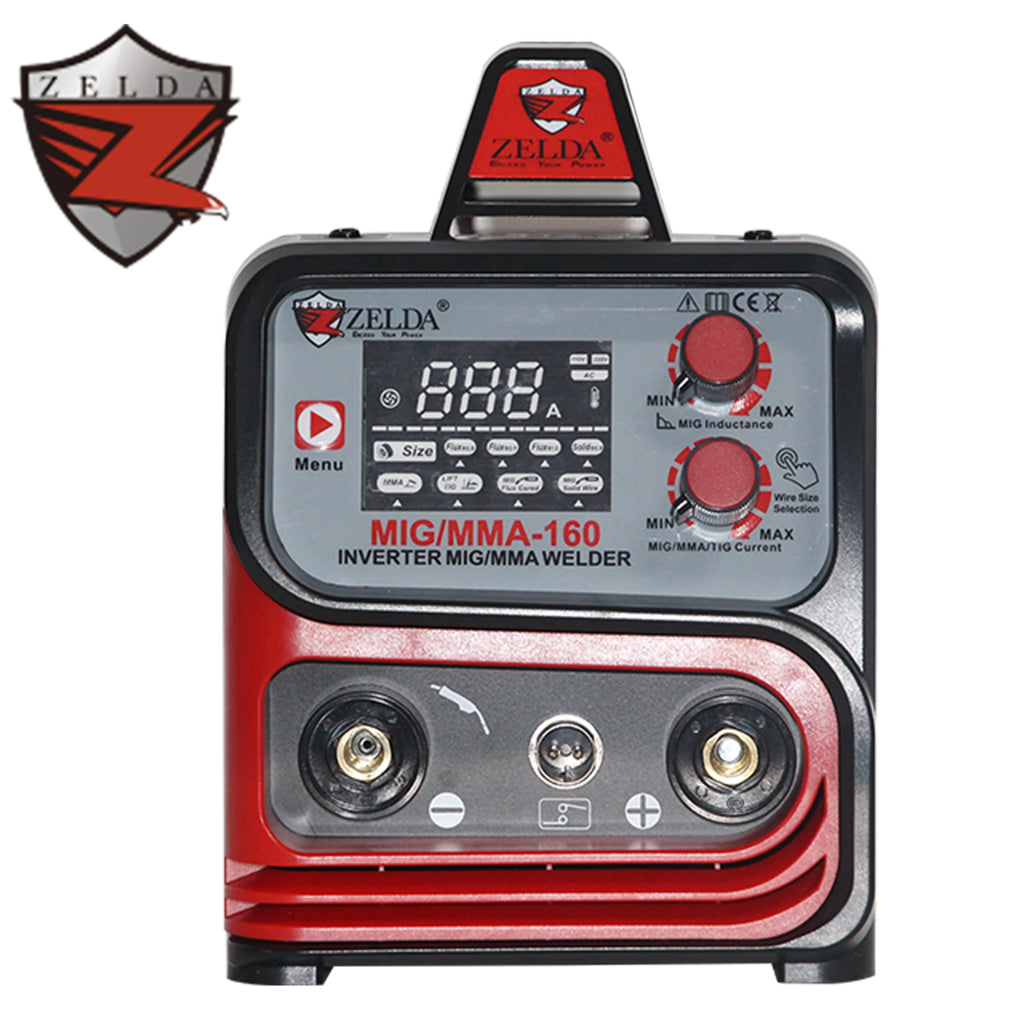 ZELDA Portable 160amp Automatic MIG Welder for Aluminum Gasless MIG Welder-New Condition