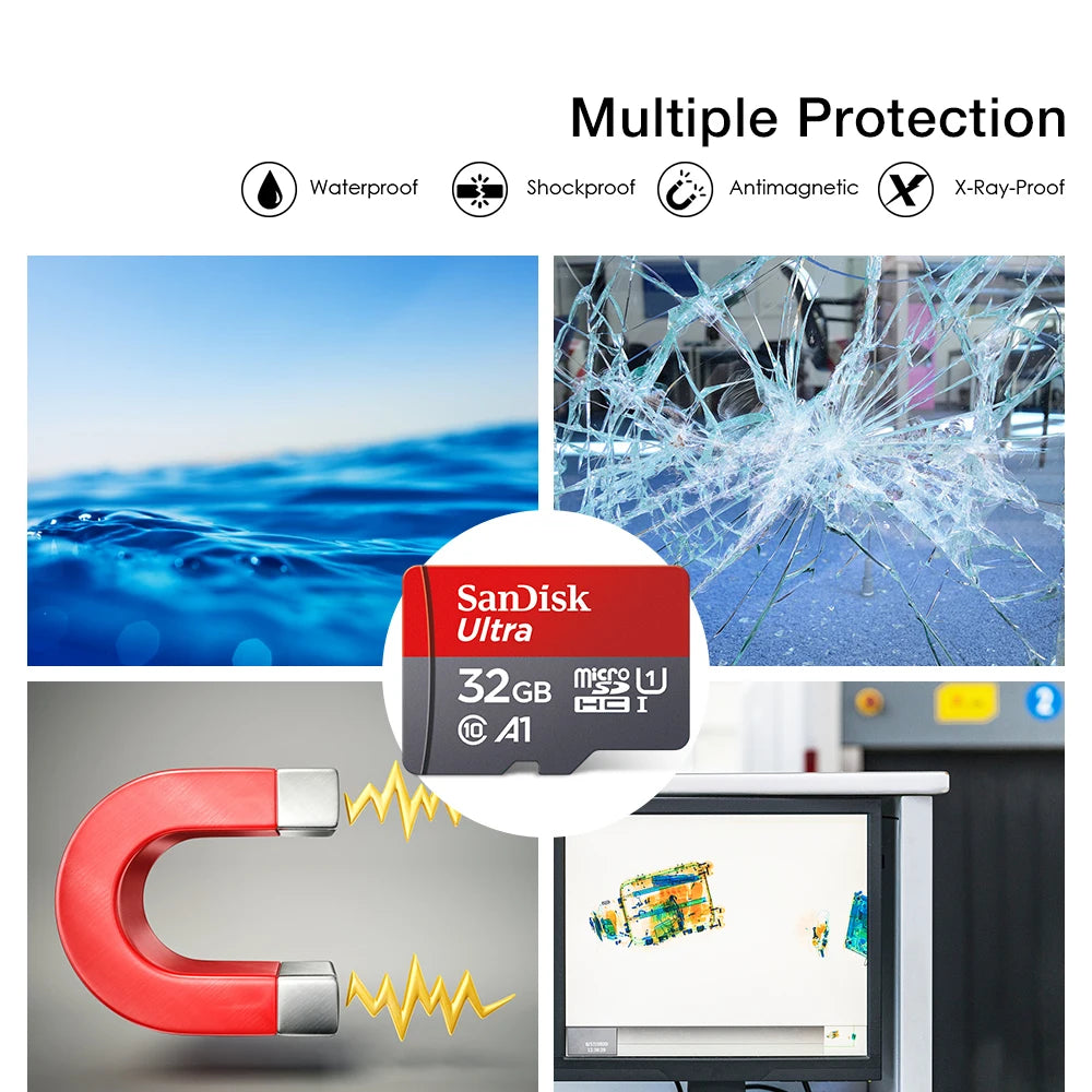 Memory Card 512GB 256GB 128GB 64GB 32GB 100MB/S Micro sd card UHS-1 flash card Memory Microsd SD + card reader adapter