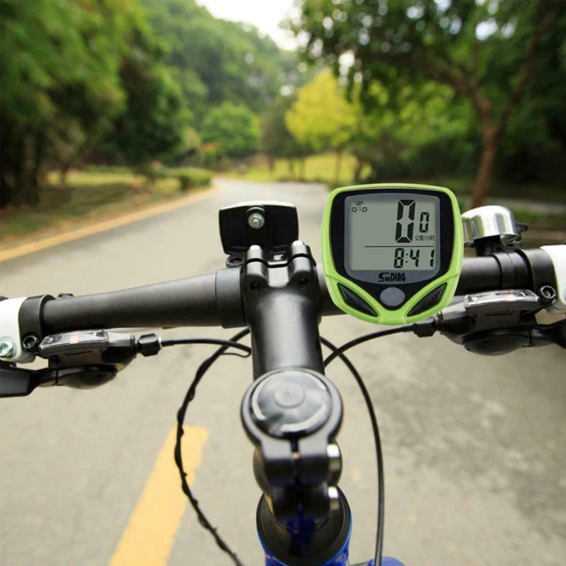 LCD Digital Bikes Computers Waterproof Wired Stopwatch Bicycle Speedometer Sensors Cycling MTB Bike Sports Odometer Computers