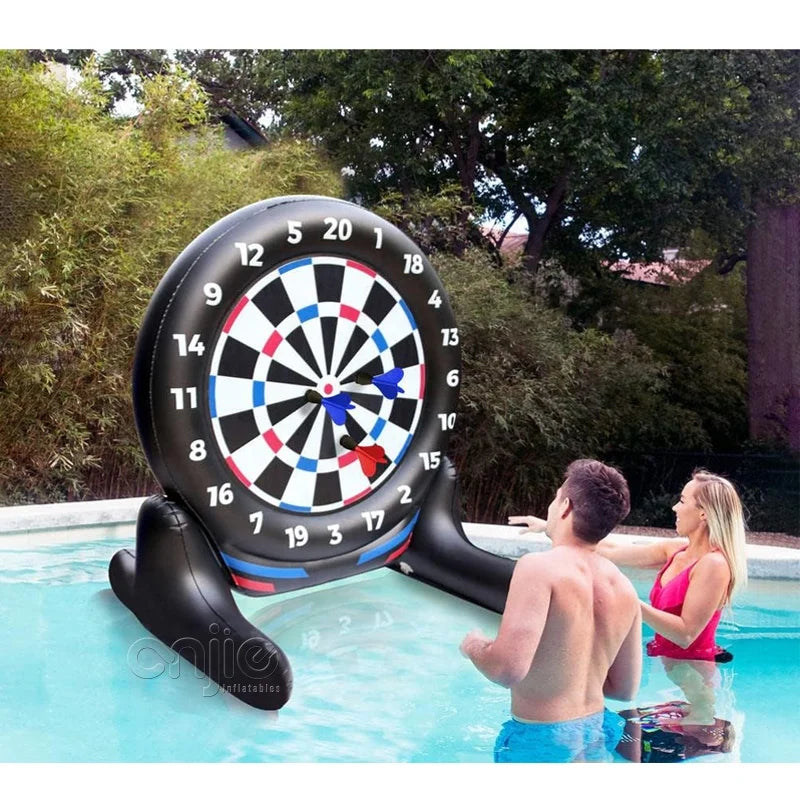 Custom Made 5m High Inflatable Soccer Dart Board Game, Inflatable Soccer Darts Footballs Dart Sport Game