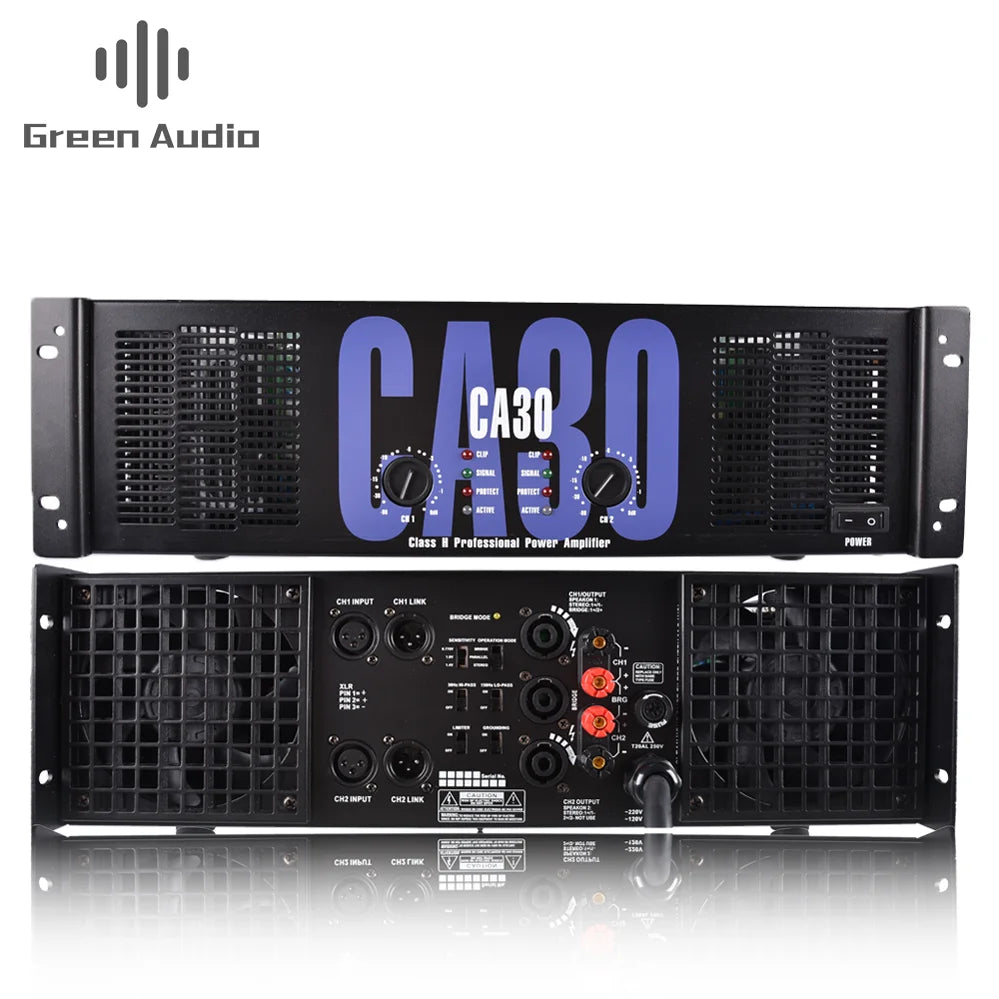 GAP-CA2 CA12 CA18 CA20 CA30 CA50 CA68 CA100 Professional Mixer Amplifier 275/1800 Watt 2 Channel Audio High Power Amplifier