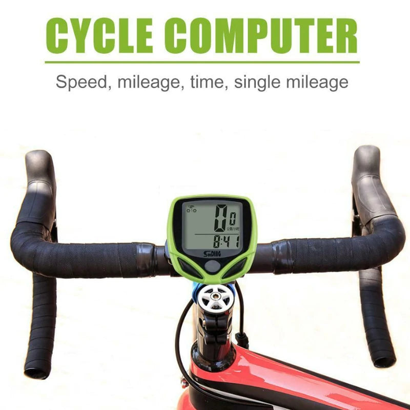 LCD Digital Bikes Computers Waterproof Wired Stopwatch Bicycle Speedometer Sensors Cycling MTB Bike Sports Odometer Computers