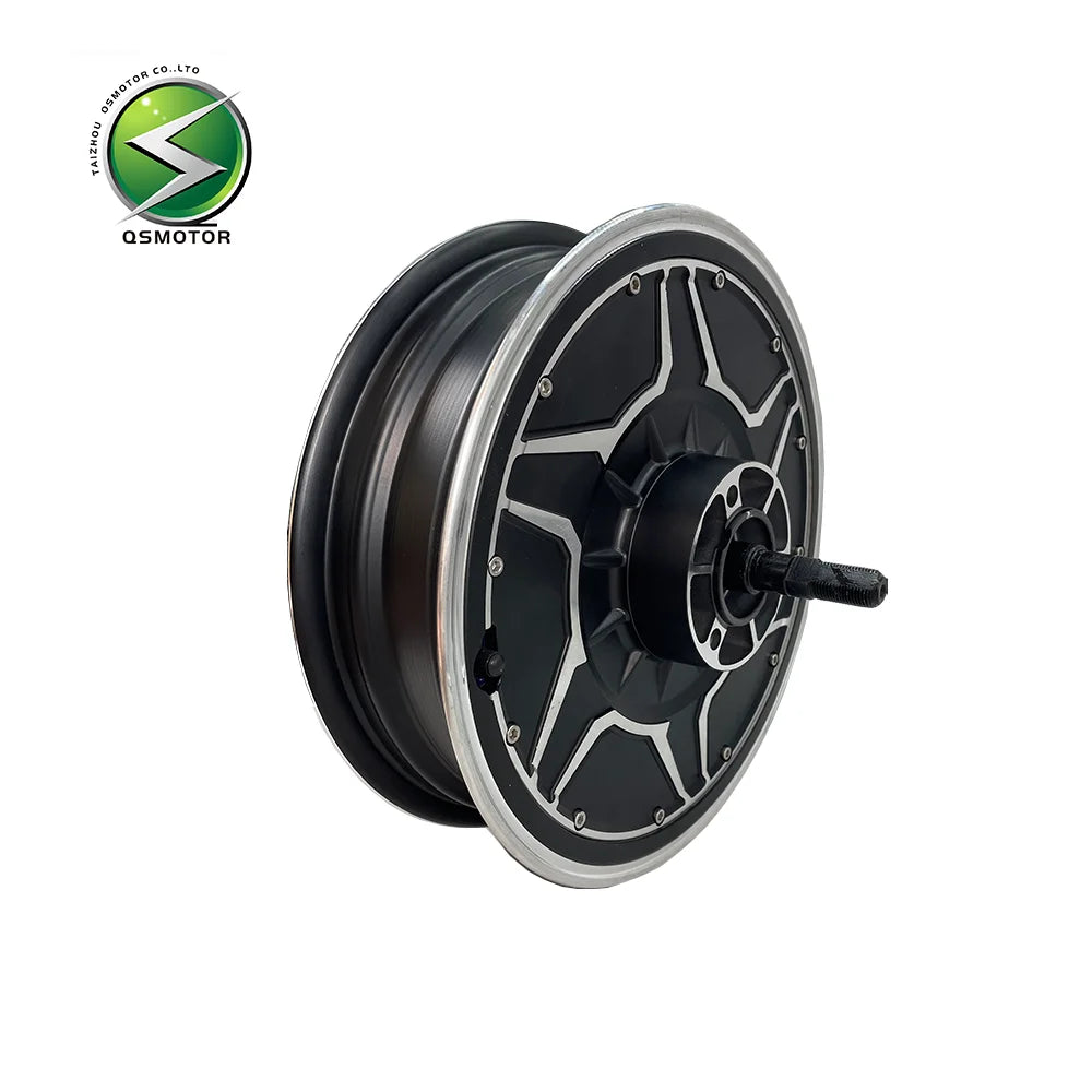 QSMOTOR High-Performance 12 Inch V5 20000WP Brushless DC Motor Permanent Magnet Construction for Electric Motorcycles