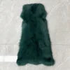 Women Real Fox Fur Bolero Jacket Unique Natural Fur Coat Two Fox Fur Sleeves