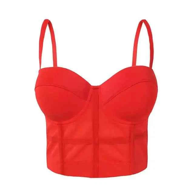 Sexy Black Transparent Bra Mesh Push Up Bralet Women's Tube Top Corset Bustier Bra Club Party Crop Top Lingerie Plus Size