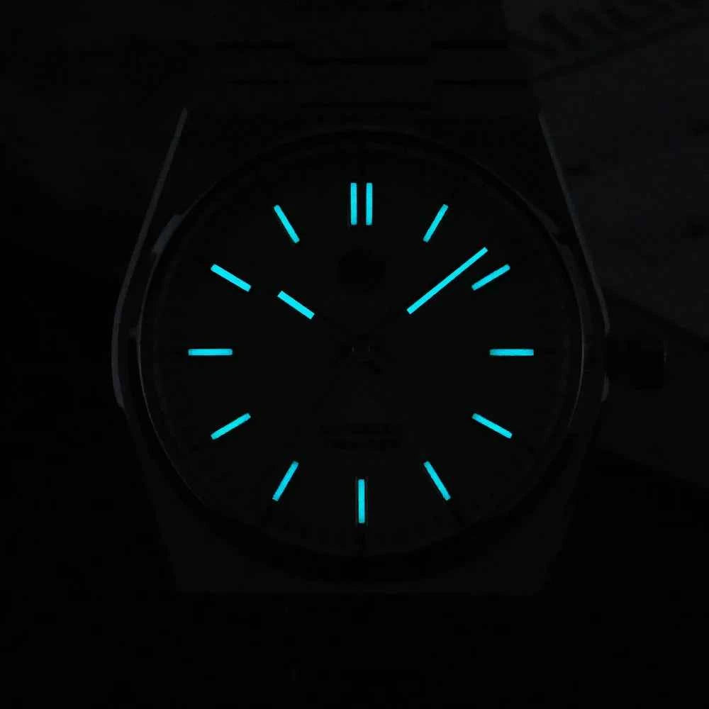Men's Luxury Dress Watch - 40mm Classic Timepiece with Miyota 9015 Automatic Movement and Quick Release Stainless Steel Bracelet