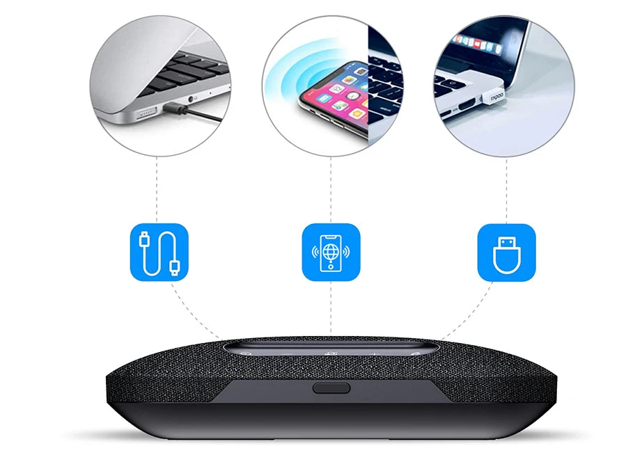 Noise Canceling Wireless Speakerphone Conference Audio System