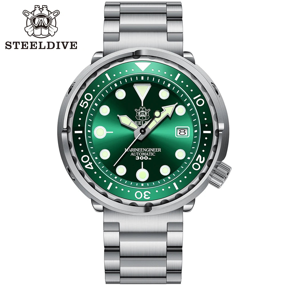 Blue Dial SD1975 Stainless Steel 30ATM Waterproof High Quality Japan NH35 Mechanical Ceramic Bezel Dver Watches for Men
