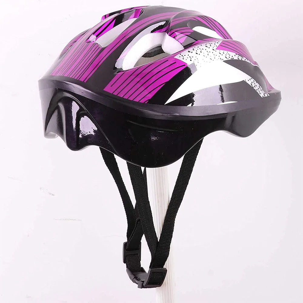 Kids Adjustable Helmet Protective Gear Set Sports Knee Elbow Wrist Pads for Children Boys Girls Bike Skateboard Scooter Roller