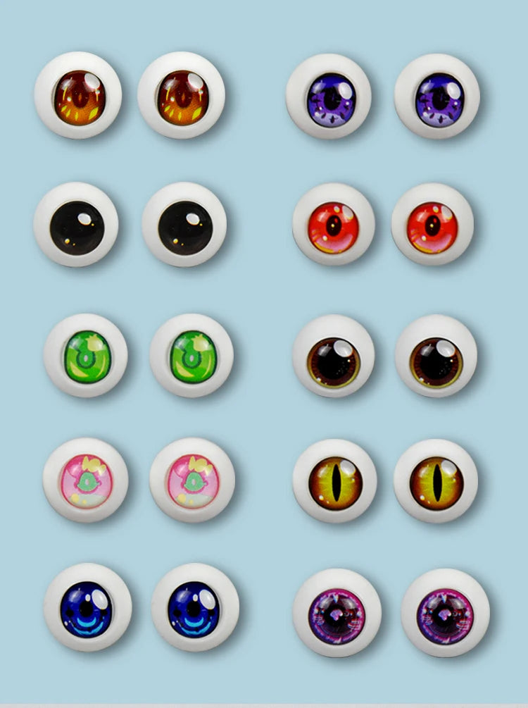 10mm BJD Eyes OB11 Dolls Eyes Toys Accessories 3D Eyes DIY Baby Doll Toy Girls Gift For 11-16cm BJD Doll