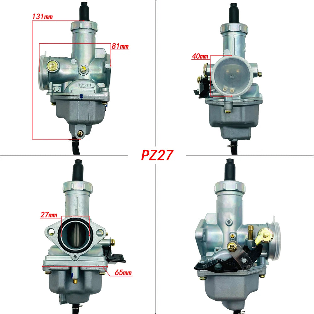 PZ27 Manual  4 Stroke CG 125cc 150cc to 175cc Engine ATV Karts Motocross Motorcycles Carbureyor
