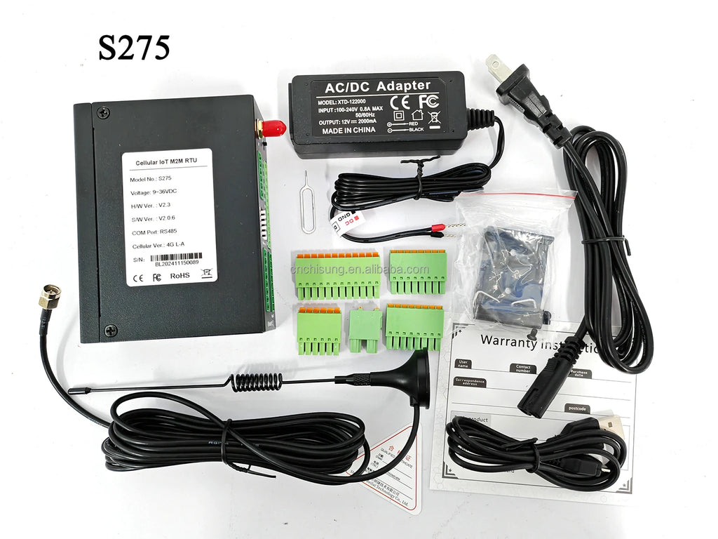 High Quality Gateways S275 Industrial Grade 4G Iot Telemetry Terminal Cellular Iot M2M Rtu for Automated Control Systems