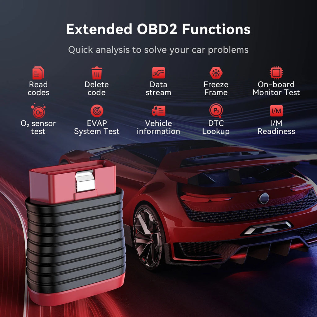 THINKCAR BD6 Auto All System Diagnostic Tool 5 Reset Lifetime Free Update Obd2 Scanner for 120 Car Brands IOS & Android