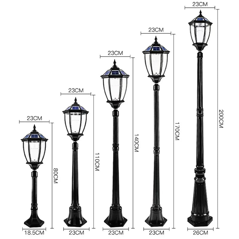 Hot Selling Cast Aluminum LED Courtyard Home Stay Lamp Classic Lamp Post With Outdoor Lighting Garden Lamp