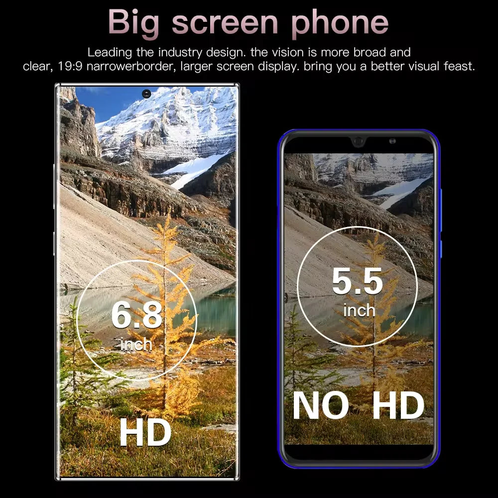 New Note 30 Ultra 16GB 1TB Original Smartphone 7 3inch AMOLED Screen Android 13 0 Phone Special Carcasas Para Celulares Hotwav C